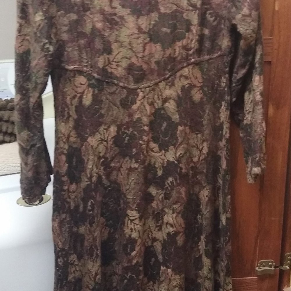 Renaisance Style Mid length  Tapastry Dress